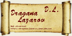 Dragana Lazarov vizit kartica